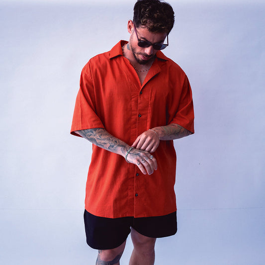 Camisa MAORI Terracota