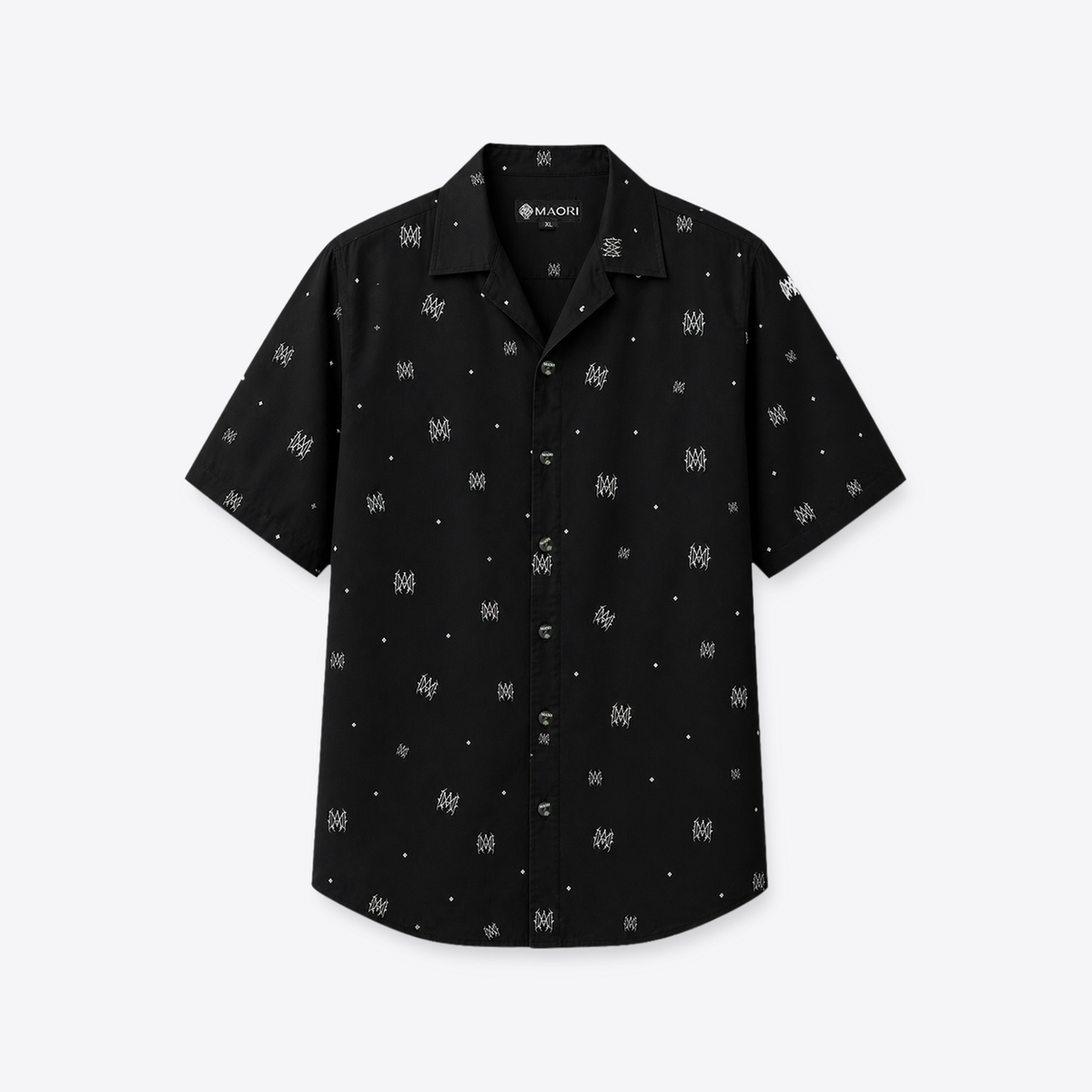 Camisa MAORI Void Monogram Negra
