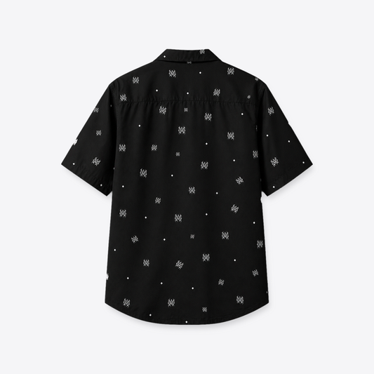 Camisa MAORI Void Monogram Negra