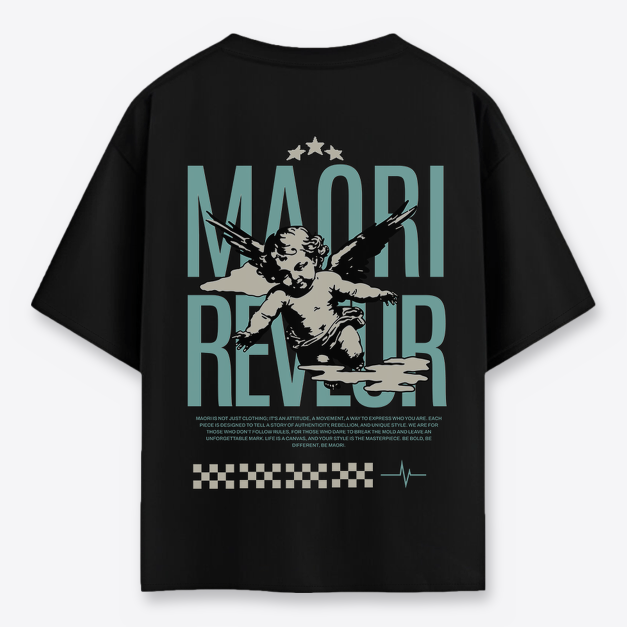 Polera MAORI Negra Querubín