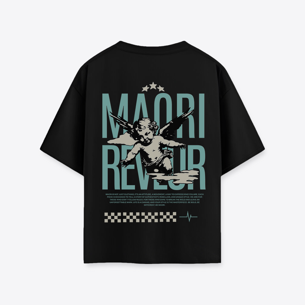 Polera MAORI Negra Querubín
