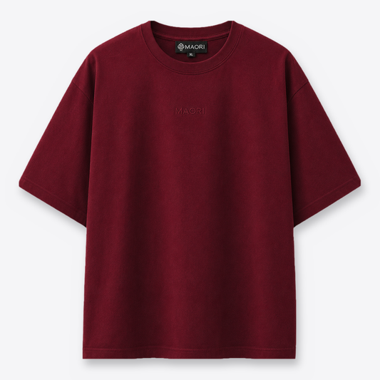 Polera Maori Essentials Burdeo