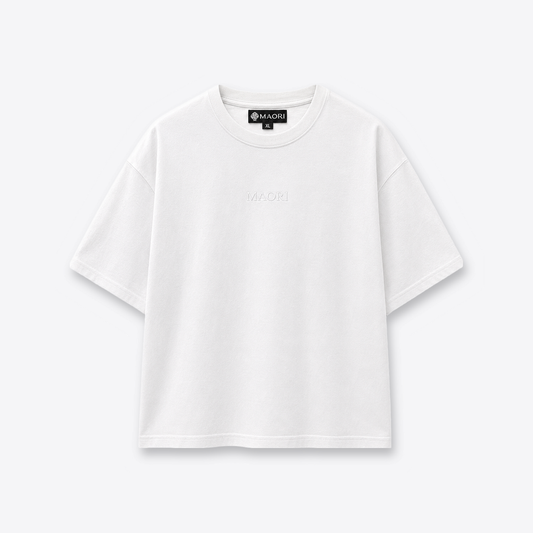 Polera MAORI Blanca Essentials