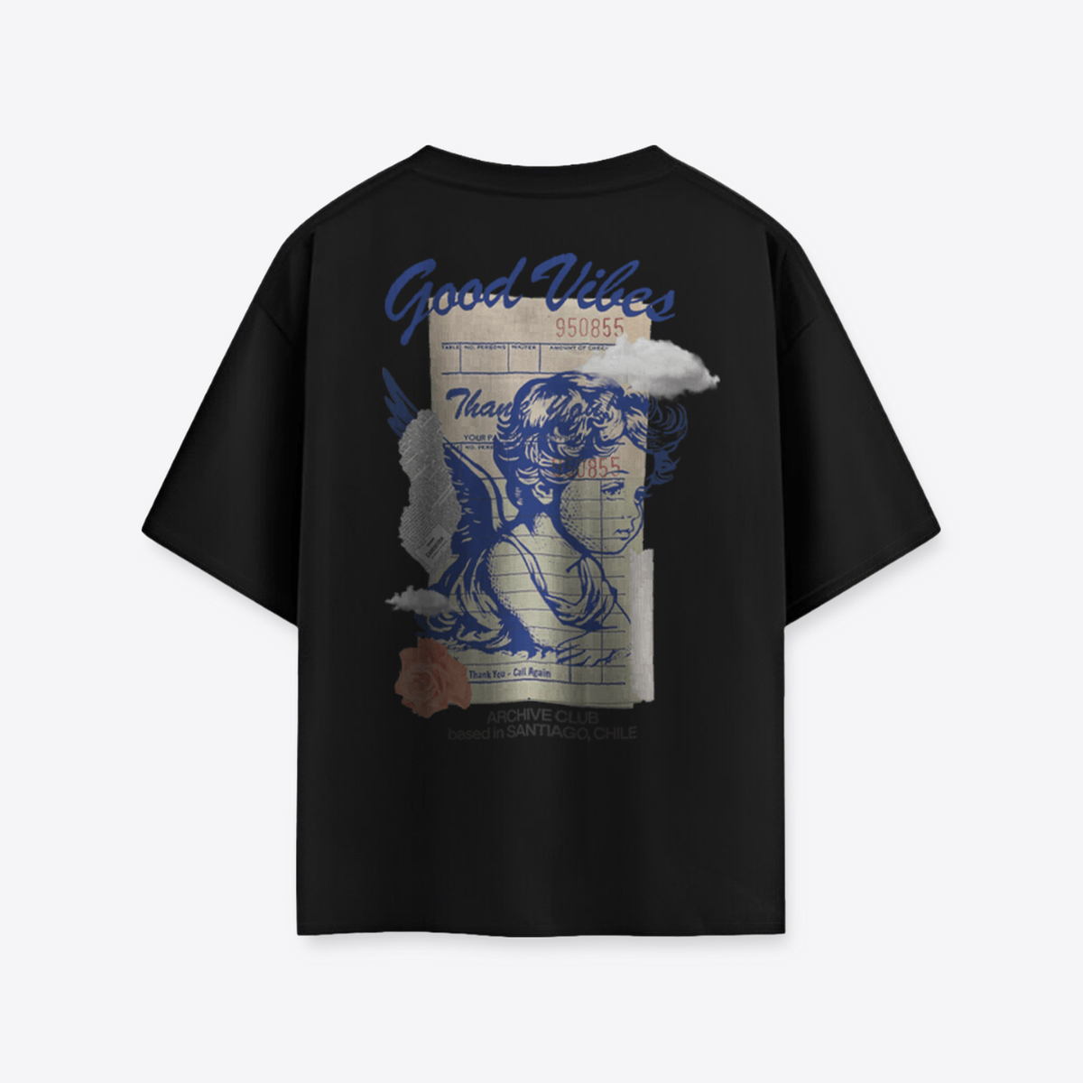 Polera MAORI Negra Cielo de Papel