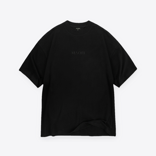 Polera MAORI Negra Tokyo Tape