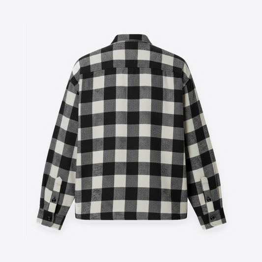 Camisa MAORI Tartán Black Ivory
