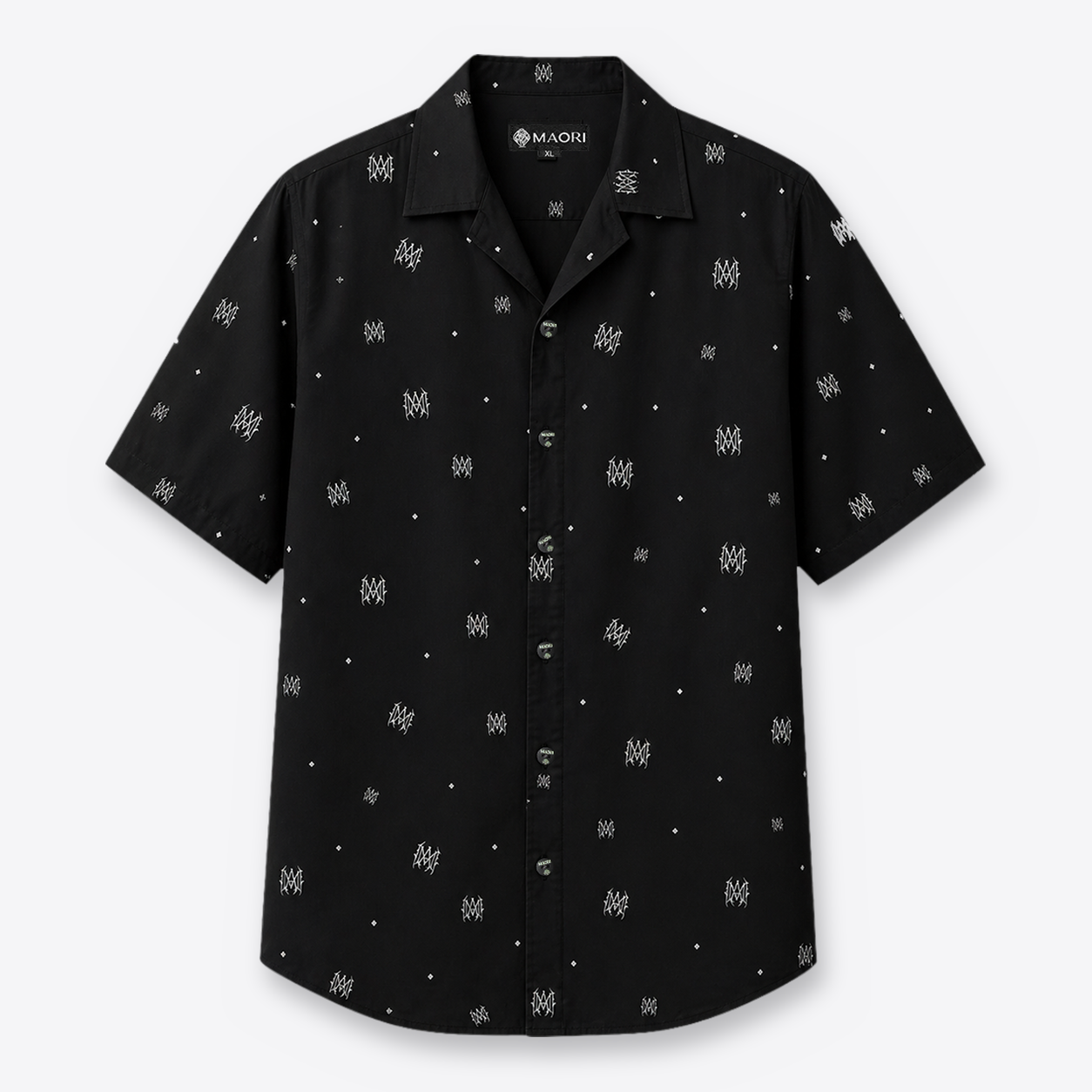 Camisa Void Monogram Negra frente