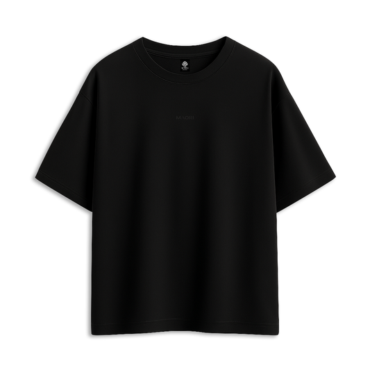 polera Dismissed Total Black Tee MAORI imagen 2