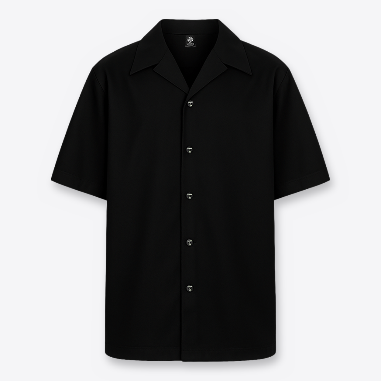 Black Sport Shirt MAORI frente