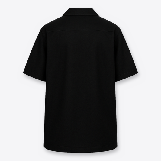 Black Sport Shirt MAORI espalda