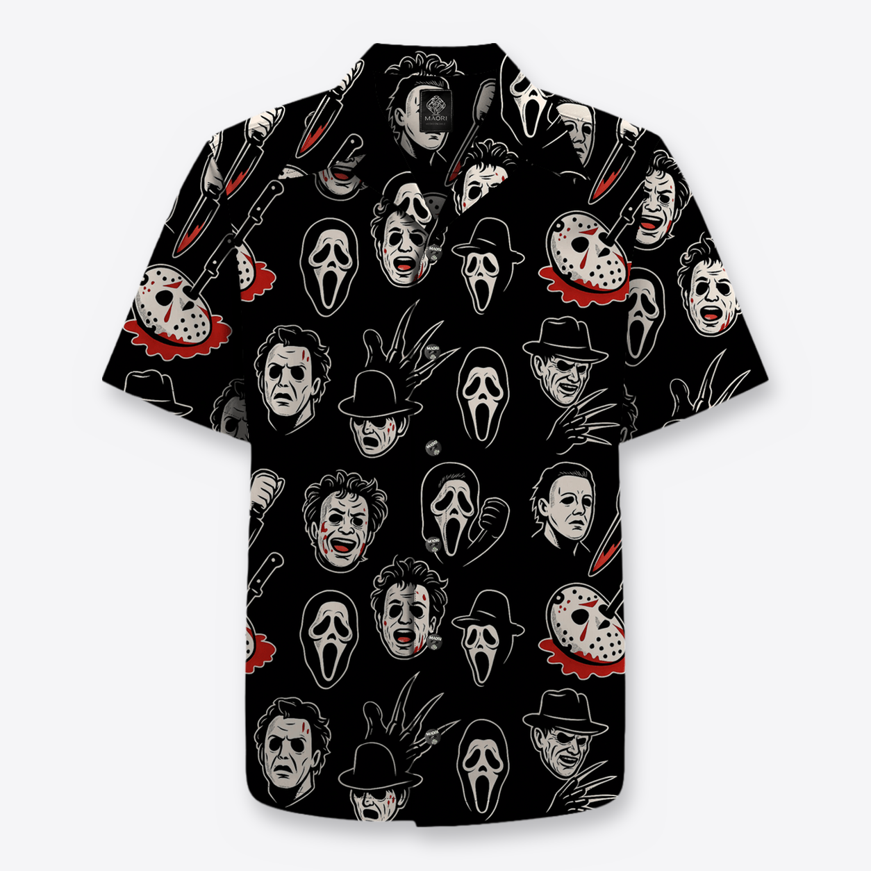 Camisa Horror Icons frente