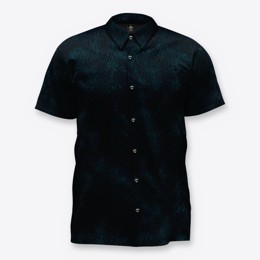 Camisa leopardo dennis cruz frente