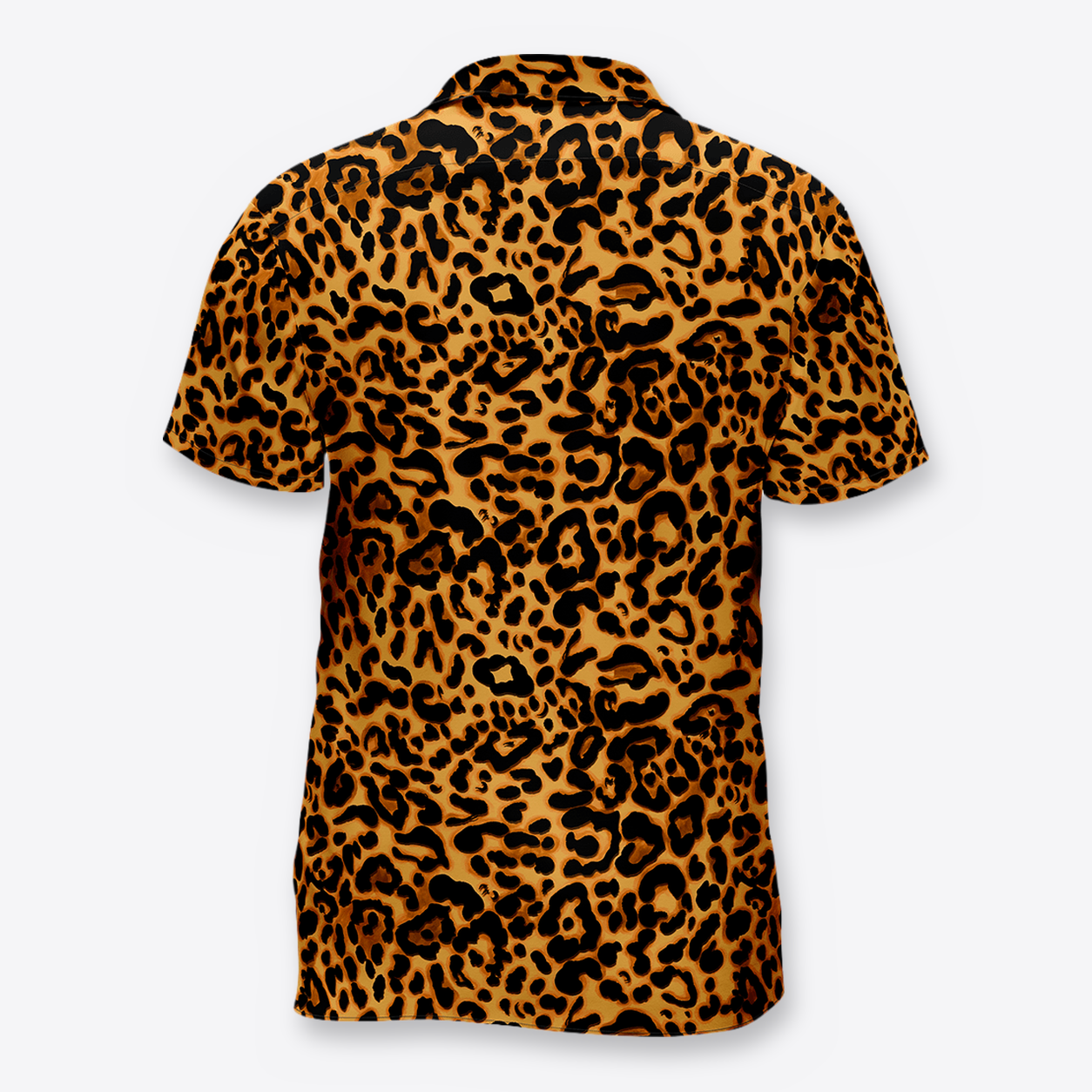 Camisa leopardo dorado espalda