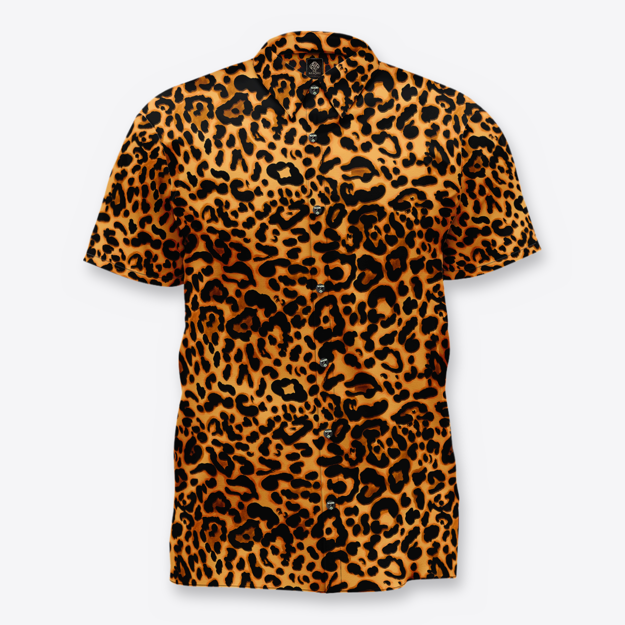 Camisa leopardo dorado frente