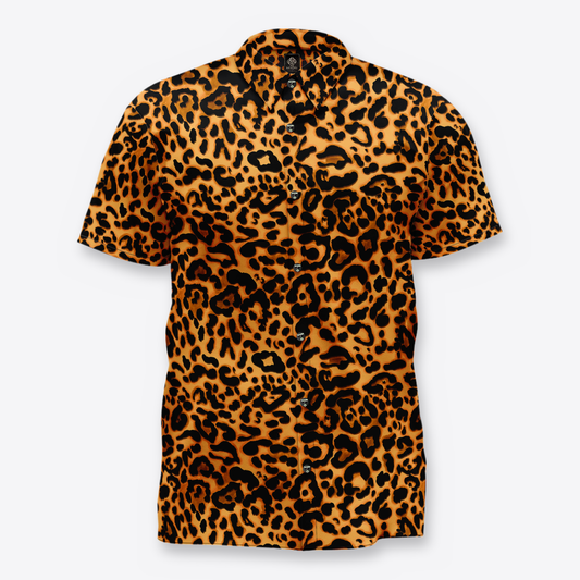 Camisa leopardo dorado frente