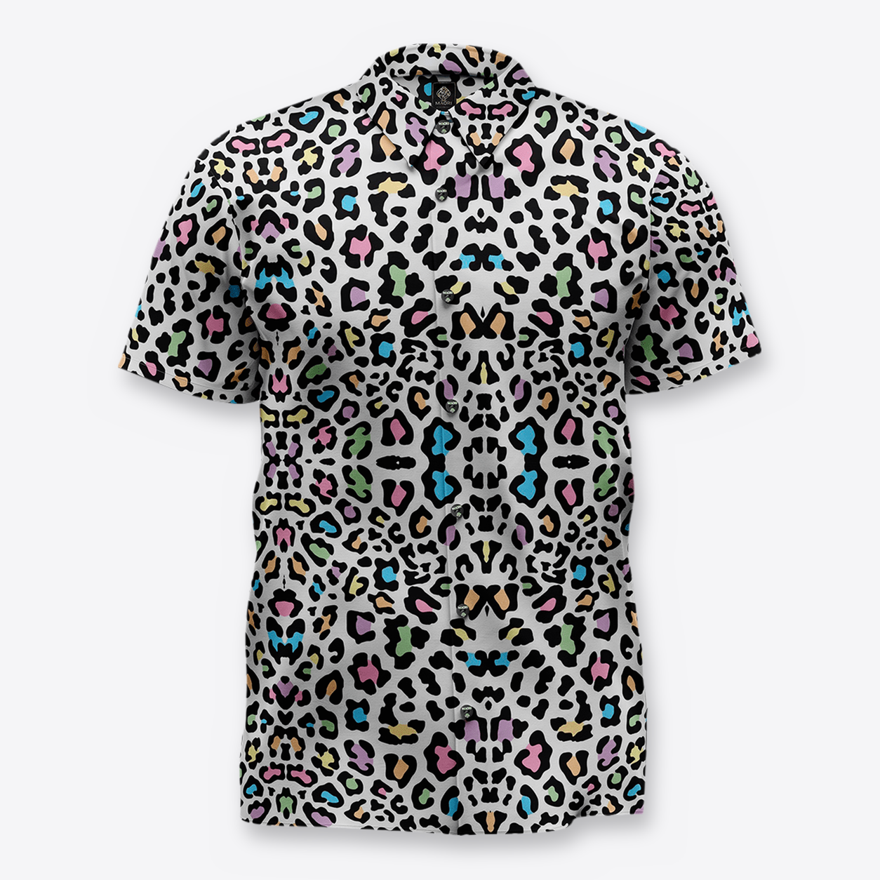 Camisa leopardo neblina frente
