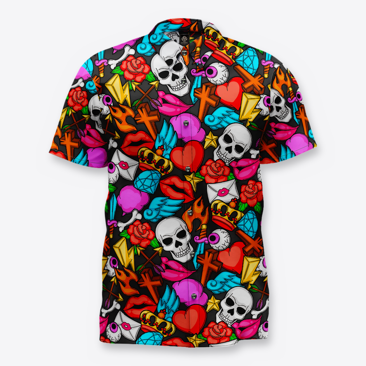 Camisa PsychoSkull frente