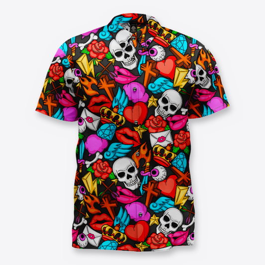 Camisa PsychoSkull frente