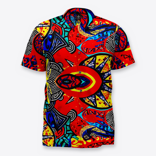 Camisa Picasso Rojo frente