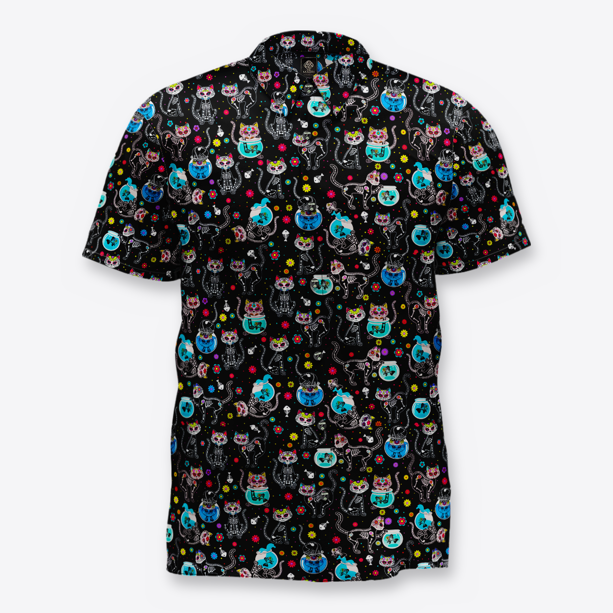 MAORI camisa Nocturnal Fishbowls front