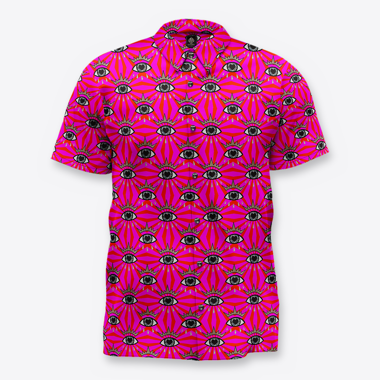 MAORI camisa Fucsia Funky front