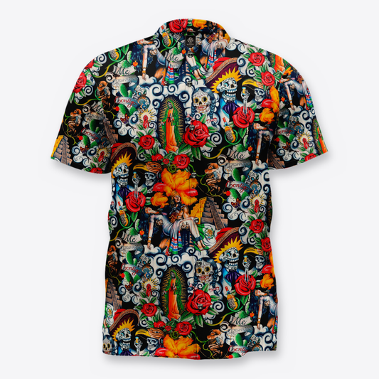 MAORI camisa viva mexico front