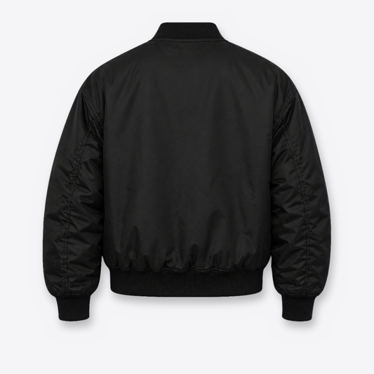 Bomber Black MAORI Minimal espalda