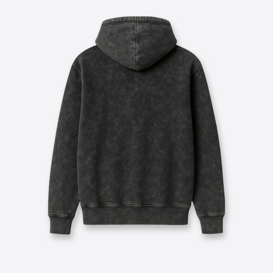 Hoodie Acid Wash Oversize espalda