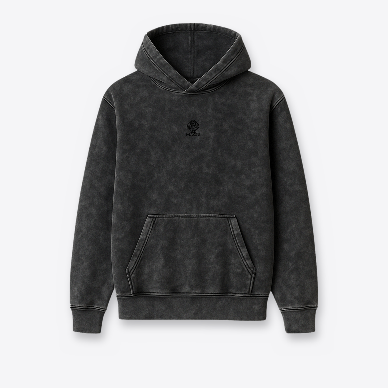 Hoodie Acid Wash Oversize