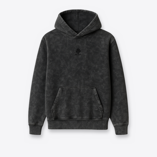 Hoodie Acid Wash Oversize