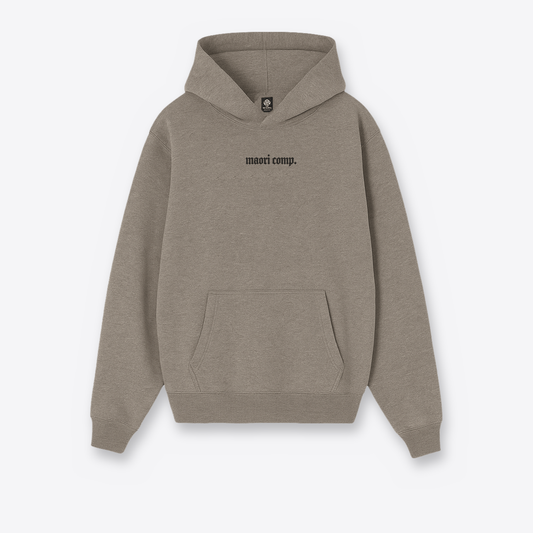 Hoodie basic gris cemento claro