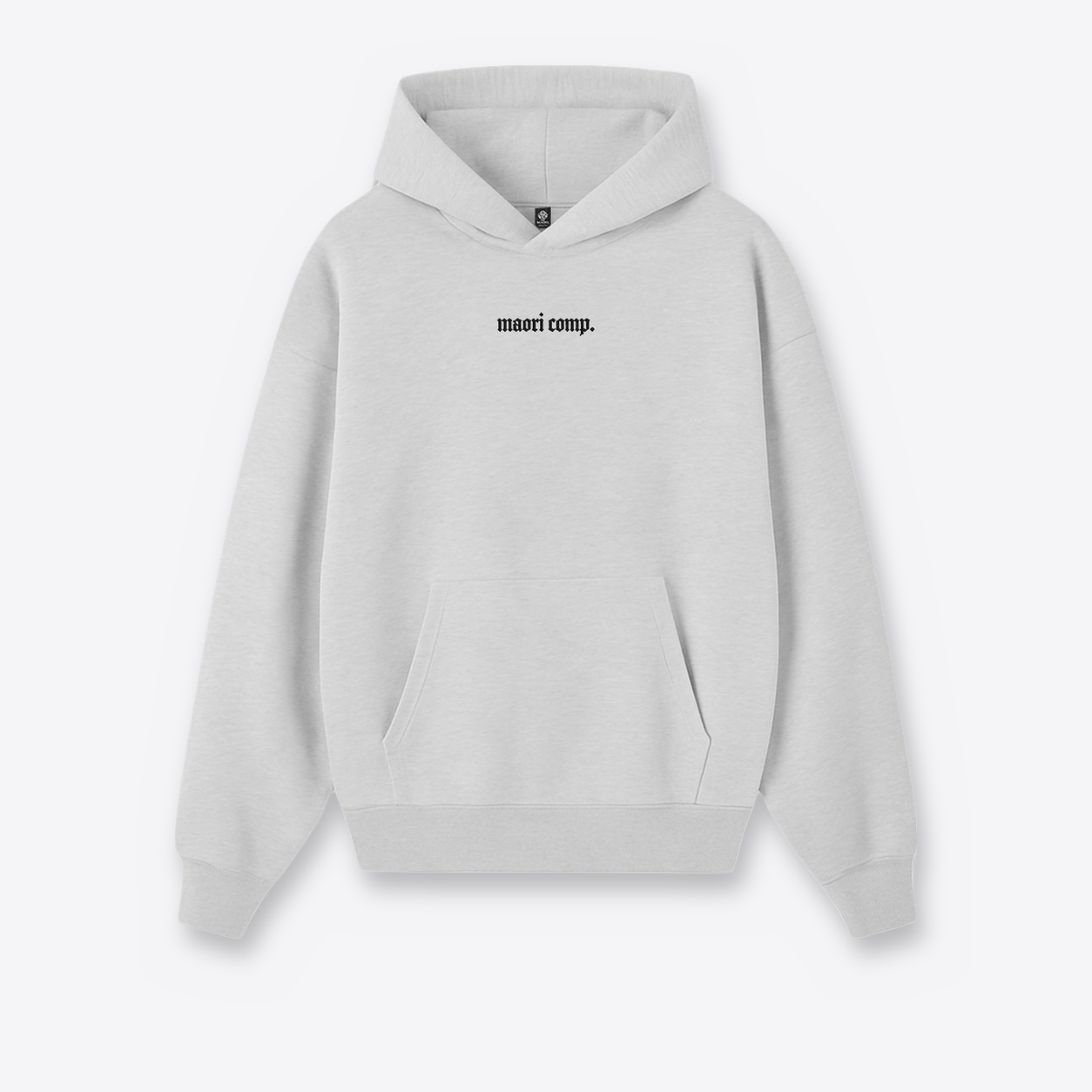 Hoodie gris melange basico