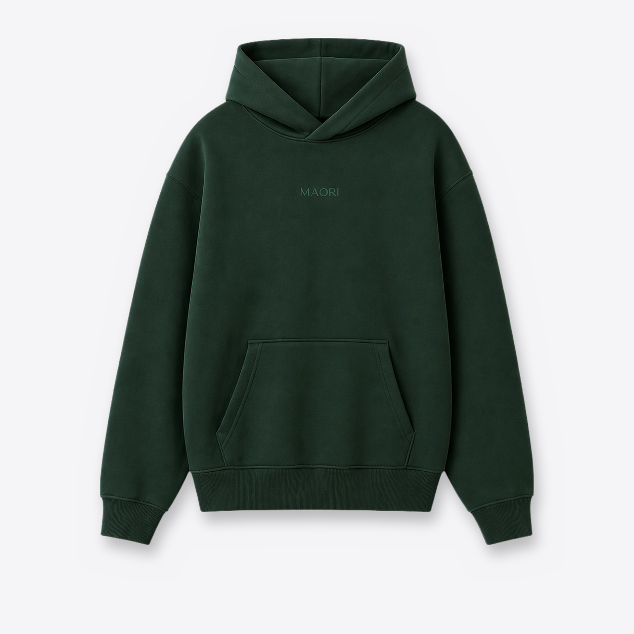 Hoodie basic Verde Botella