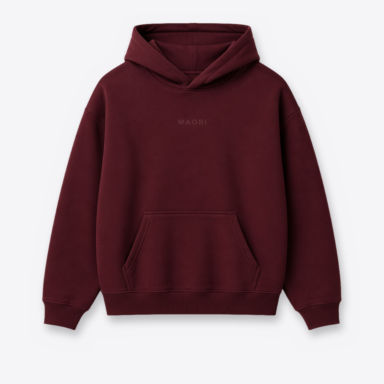 Hoodie basic Burdeo