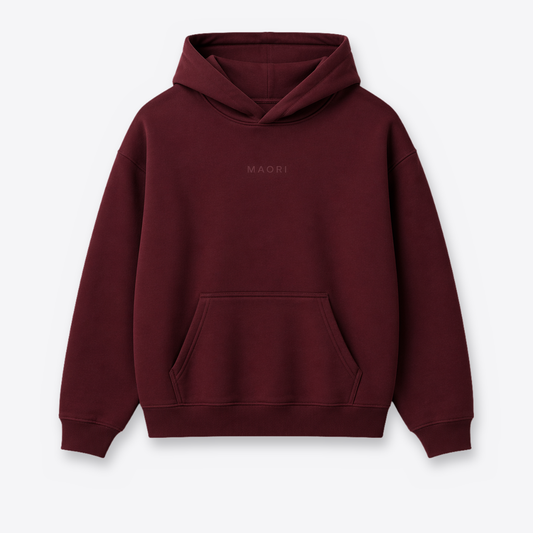 Hoodie basic Burdeo