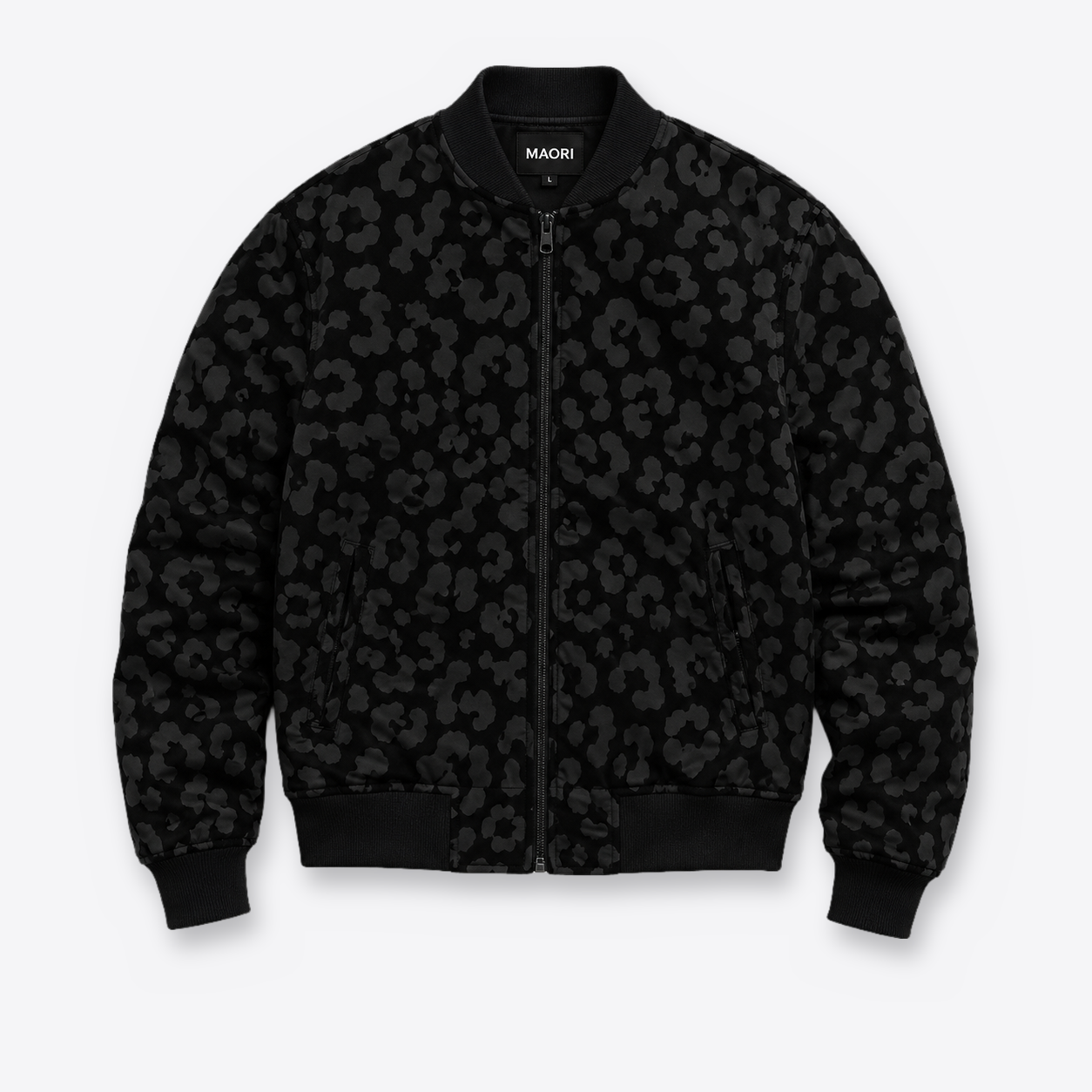 bomber leopardo negro