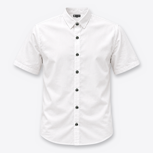Camisa MAORI Lino Blanca