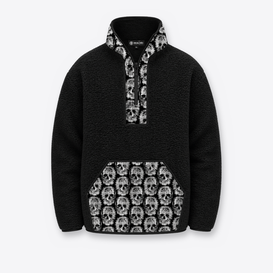 chiporro negro calaveras clavos