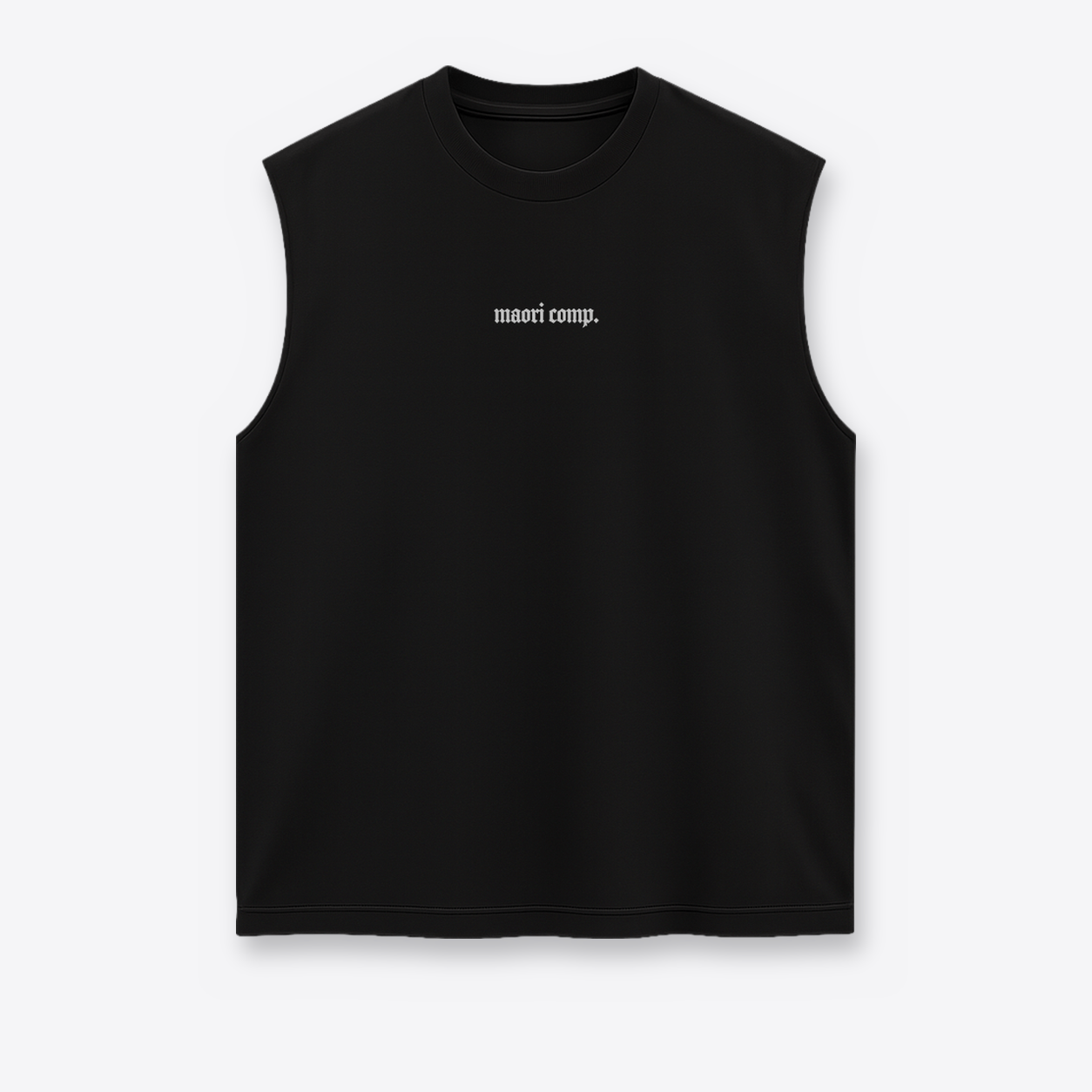 Polera sin mangas Negro y Blanco