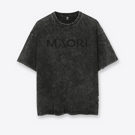 polera oversize acid wash