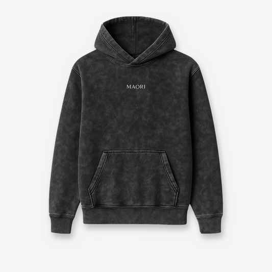 Hoodie Raise Hell Acid Black espalda