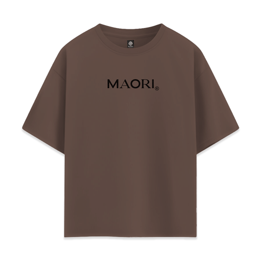 Poleras basicas chocolate MAORI