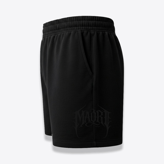 Short Franela Negro MAORI streetwear premium MAORI
