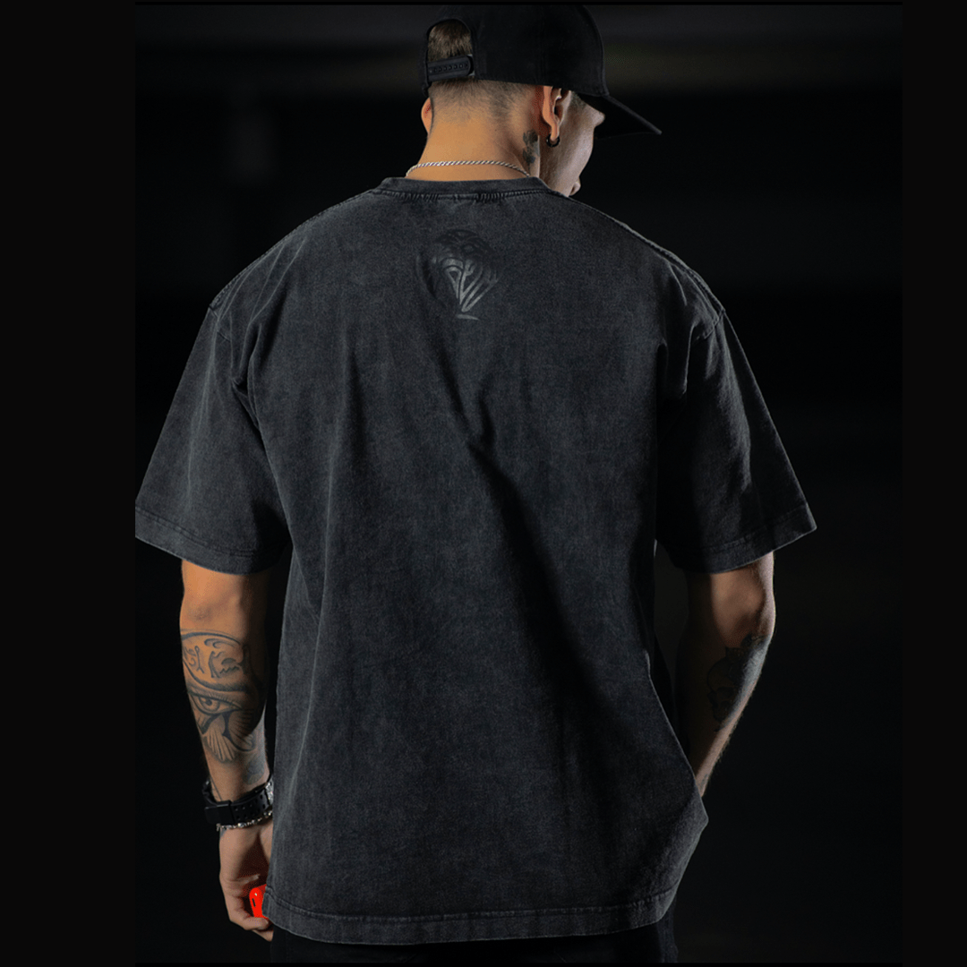 Polera MAORI Acid Wash Oversize