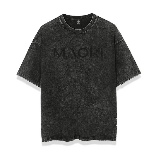polera oversize acid wash MAORI