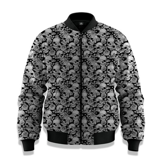 bomber jacket calaveras mariposas MAORI