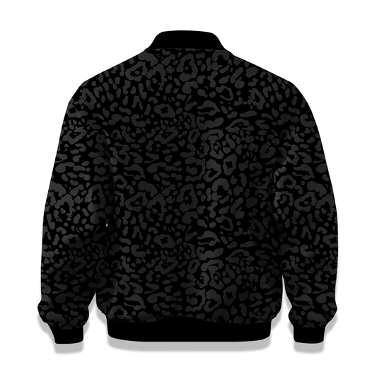 bomber jacket leopardo negro MAORI imagen 2