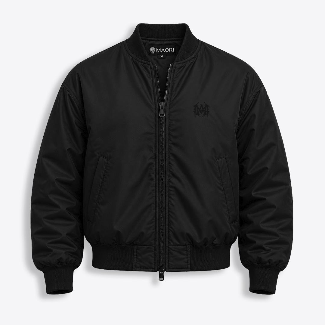 Bomber Black MAORI Minimal MAORI