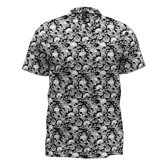 Camisa calaveras mariposas MAORI
