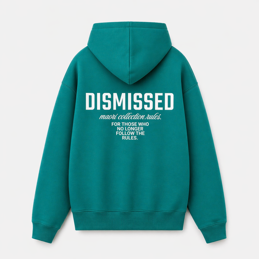 Hoodie Dismissed turquesa MAORI
